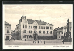 AK Litovel, Rolnicka Zalozna-Hotel, Namesti  - Tschechische Republik
