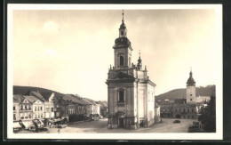 AK Hranice Na Morave, Ortspartie Mit Kirche  - Repubblica Ceca