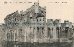 R674244 Gand. Le Chateau Des Comtes I Vu Du Pont De L Execution. Star. 1909 - Wereld