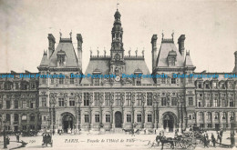 R674247 Paris. Facade De L Hotel De Ville. 1908 - Wereld