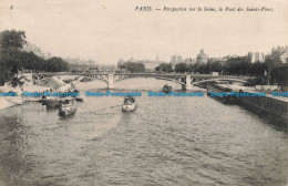 R674248 Paris. Perspective Sur La Seine. Le Pont Des Saints Peres. ND. Phot. 190 - Wereld