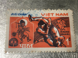 VIET NAM Stamps PRINT ERROR-1977-(1d -no406 Tem In Lõi Mau Color)1-STAMPS-vyre Rare - Vietnam