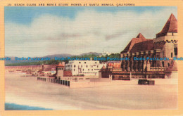 R675300 California. Beach Clubs And Movie Stars At Santa Monica. Longshaw Card - Wereld