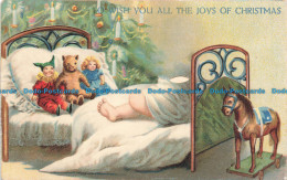 R674814 To Wish You All The Joys Of Christmas. Postcard - Wereld
