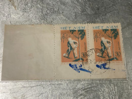 VIET NAM Stamps PRINT ERROR-1981-(30xu-no384 Tem In Lõi Thieu Hang Rang Color)2-STAMPS-vyre Rare - Viêt-Nam