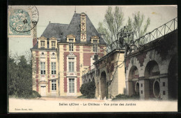 CPA Selles-sur-Cher, Le Château, Vue Prise Des Jardins  - Selles Sur Cher