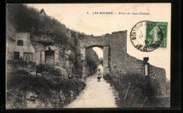 CPA Les Roches, Porte Du Vieux Château  - Other & Unclassified