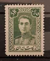 Iran/Persia Shah Pahlavi 1942 5 Rials Sage Green MH Scott 898 Michel 768 YT 678 CV $400 - Iran