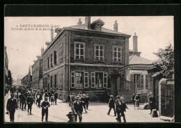 CPA Saint-Chamond, Sortie Des Aciéries De La Marine  - Saint Chamond