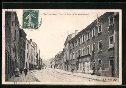 CPA Terrenoire, Rue De La République  - Andere & Zonder Classificatie
