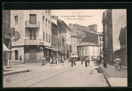 CPA Rive-de-Gier, Rue Sadi-Carnot Et Place De La Boirie  - Rive De Gier