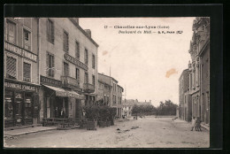 CPA Chazelles-sur-Lyon, Boulevard Du Midi  - Autres & Non Classés