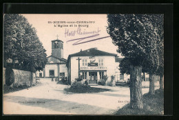 CPA St-Nizier-sous-Charlieu, L'Eglise Et Le Bourg  - Charlieu