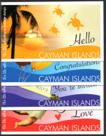 Cayman Islands 2008 Greetings Stamps Booklet Set Unmounted Mint. - Iles Caïmans
