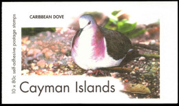 Cayman Islands 2007 80c White-bellied Dove Booklet Unmounted Mint. - Iles Caïmans