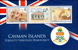 Cayman Islands 2009 Equality Through Democracy Souvenir Sheet Unmounted Mint. - Cayman (Isole)