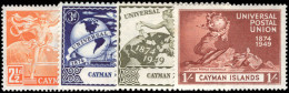 Cayman Islands 1949 UPU Lightly Mounted Mint. - Cayman Islands