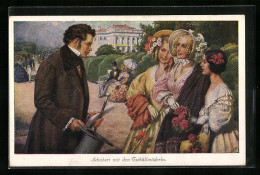 AK Franz Schubert Mit Den Tschöllmäderln  - Artisti