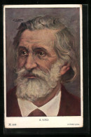 AK Portrait Von Giuseppe Verdi, Komponist, 1813-1901  - Künstler