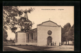 CPA Pradines, L'Eglise  - Other & Unclassified