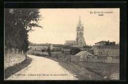 CPA Marlhes, L'Entrée De La Ville Par La Route De Duières  - Other & Unclassified
