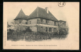 CPA Noailly, Ruines Du Vieux Chateau De Becquelandière  - Other & Unclassified