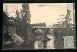 CPA Andrézieux, Pont Sur Le Furens  - Sonstige & Ohne Zuordnung