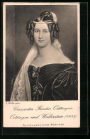 AK Creszentia Früstin Oettingen-Oettingen Und Wallerstein, 1833  - Royal Families