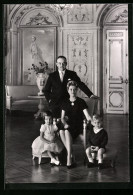 AK LL. AA. SS. Le Prince Rainier III. Von Monaco, Schauspielerin Grace Kelly, Le Prince Albert, La Princesse Caroline  - Familias Reales