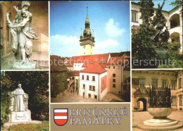72297296 Brnenske Pamatky Innenhof Rathaus Statue Denkmal Brnenske Pamatky - Tsjechië