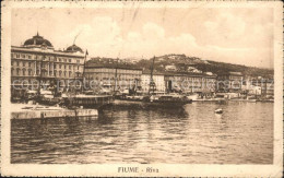 72297283 Fiume Rijeka Riva Hafen Fiume Rijeka - Croacia