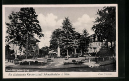 AK Schmalkalden I. Thür., Karl-Wilhelm-Platz Mit Denkmal  - Schmalkalden