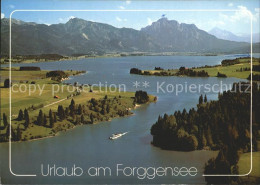 72296873 Fuessen Allgaeu Forggensee Mit Blick Gegen Tegelberg Und Saeuling Flieg - Füssen