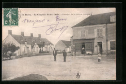 CPA La Chapelle-Saint-Ursin, Carrefour De La Route De Bourges  - Bourges