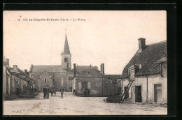 CPA La Chapelle-Saint-Ursin, Le Bourg  - Other & Unclassified