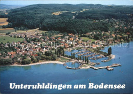 72296821 Unteruhldingen Bodensee Hafen Fliegeraufnahme Unteruhldingen - Autres & Non Classés