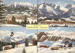 72296755 Oberstdorf Gesamtansicht Wintersportplatz Mit Alpenpanorama Berghotel S - Oberstdorf