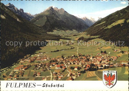 72296481 Fulpmes Tirol Panorama Stubaital Alpen Wappen Fulpmes - Sonstige & Ohne Zuordnung