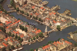 72296461 Amsterdam Niederlande Montelbaanturm Und Umgebung Fliegeraufnahme Amste - Other & Unclassified