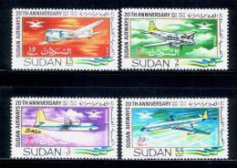 SUDAN / 1968 / AIRPLANES / MNH / VF . - Soudan (1954-...)