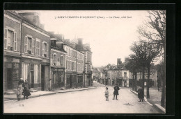 CPA St-Martin-d`Auxigny, La Place, Côté Sud  - Andere & Zonder Classificatie