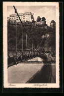 AK Passau, Seilhängebrücke  - Passau