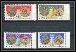 096A - Ajman - MNH ** Mi N° 341 / 344 A Jeux Olympiques (summer Olympic Games Gold Medalists) MEXIICO 1968  - Adschman