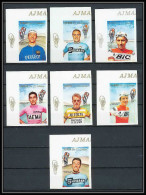 093 - Ajman - MNH ** Mi N° 354 / 360 B Cyclisme - Velo ( Cycling ) Non Dentelé (Imperf) - Ajman