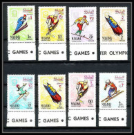 089 - Manama - MNH ** Mi N° 47 / 54 A Jeux Olympiques (olympic Games) Grenoble 1968 - Winter 1968: Grenoble