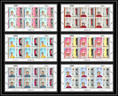 087g Ajman - MNH ** 1969 Mi 369-374 A Manama A 152-F 152 A Voiture (Cars) Motor Racing Feuille Complete (sheet) - Coches