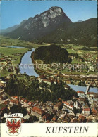 72294581 Kufstein Tirol Fliegeraufnahme Historische Festung Heimbatmuseum Helden - Andere & Zonder Classificatie