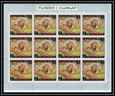 071i - Fujeira N° 310 A Animaux (animals) MNH ** Lion Lions Feuilles (sheets) - Felinos