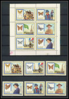 069c - Fujeira - MNH ** Mi N° 999 / 104 A Scout (scouting - Jamboree) Papillon (scouts And Butterflies) - Unused Stamps