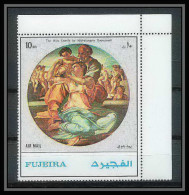 062 - Fujeira - MNH ** Mi N° 1530 A - Timbre Geant - Tableau (tableaux Painting) Miangelo - Religious